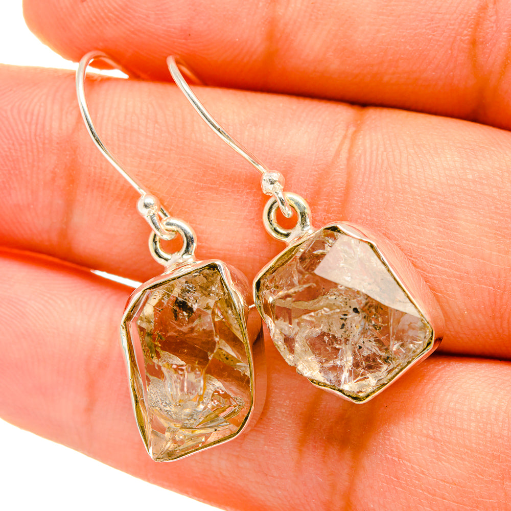Herkimer Diamond Earrings handcrafted by Ana Silver Co - EARR418971