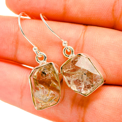 Herkimer Diamond Earrings handcrafted by Ana Silver Co - EARR418971