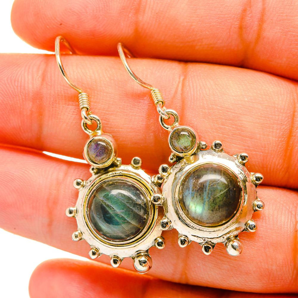 Labradorite Earrings handcrafted by Ana Silver Co - EARR418975