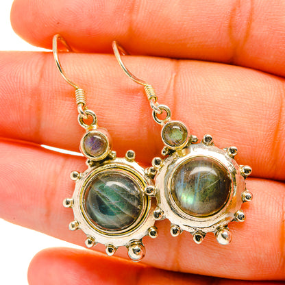 Labradorite Earrings handcrafted by Ana Silver Co - EARR418975