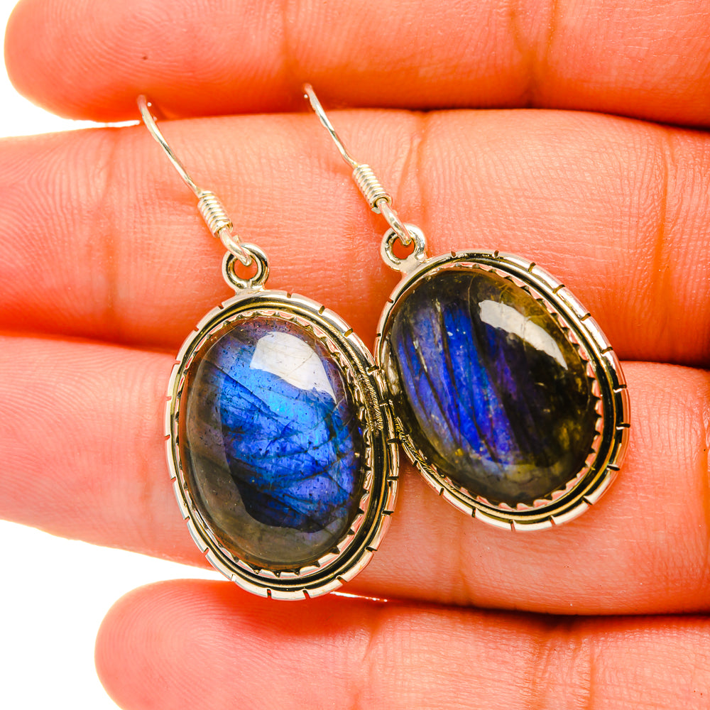Labradorite Earrings handcrafted by Ana Silver Co - EARR418976