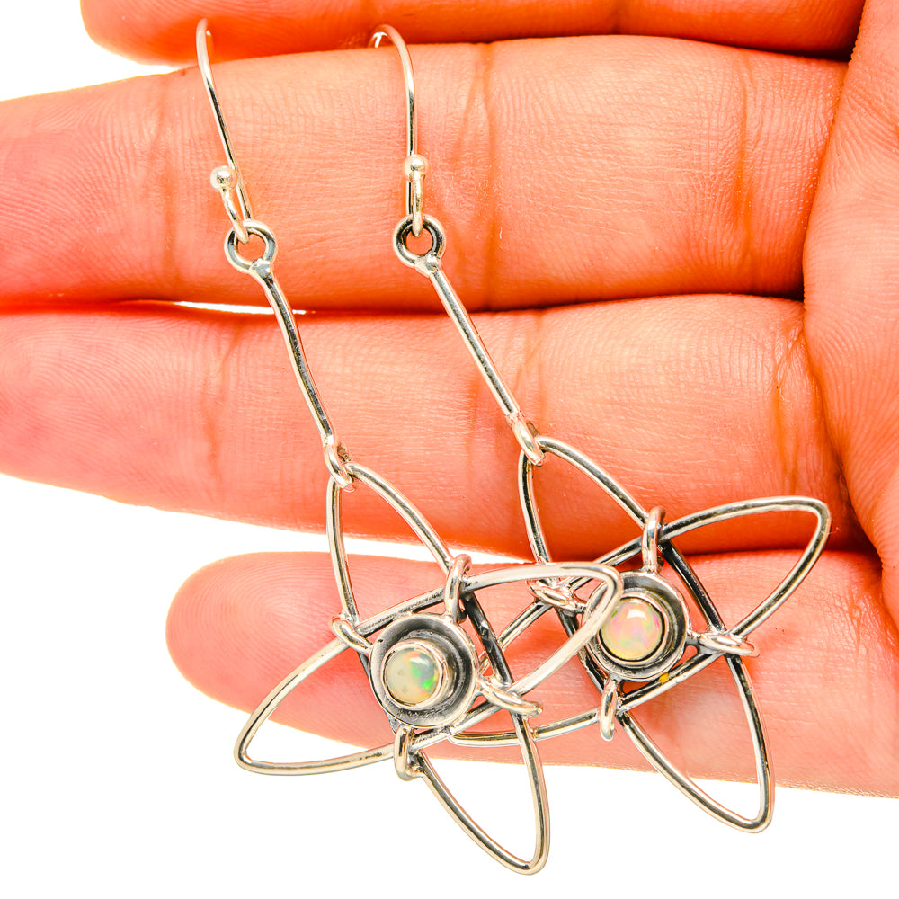 Ethiopian Opal Earrings handcrafted by Ana Silver Co - EARR418984