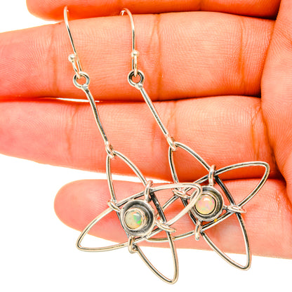 Ethiopian Opal Earrings handcrafted by Ana Silver Co - EARR418984