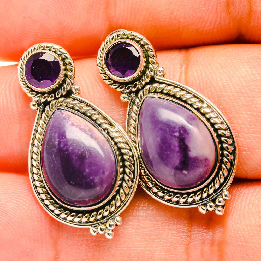 Tiffany Stone Earrings handcrafted by Ana Silver Co - EARR418986