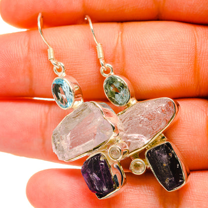 Rainbow Moonstone Earrings handcrafted by Ana Silver Co - EARR418987