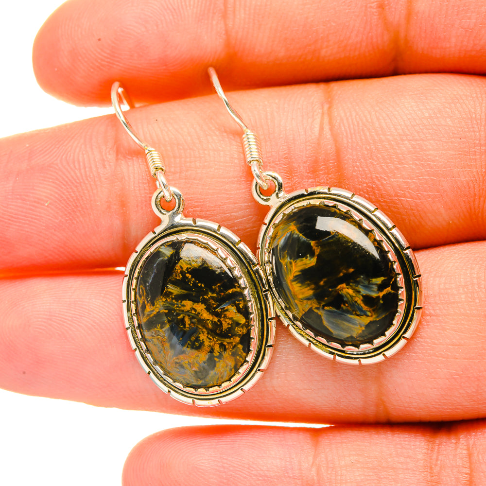 Pietersite Earrings handcrafted by Ana Silver Co - EARR419004
