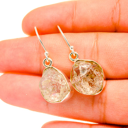 Herkimer Diamond Earrings handcrafted by Ana Silver Co - EARR419005