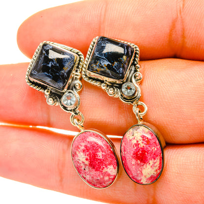 Pietersite Earrings handcrafted by Ana Silver Co - EARR419018