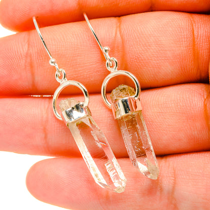 Herkimer Diamond Earrings handcrafted by Ana Silver Co - EARR419036