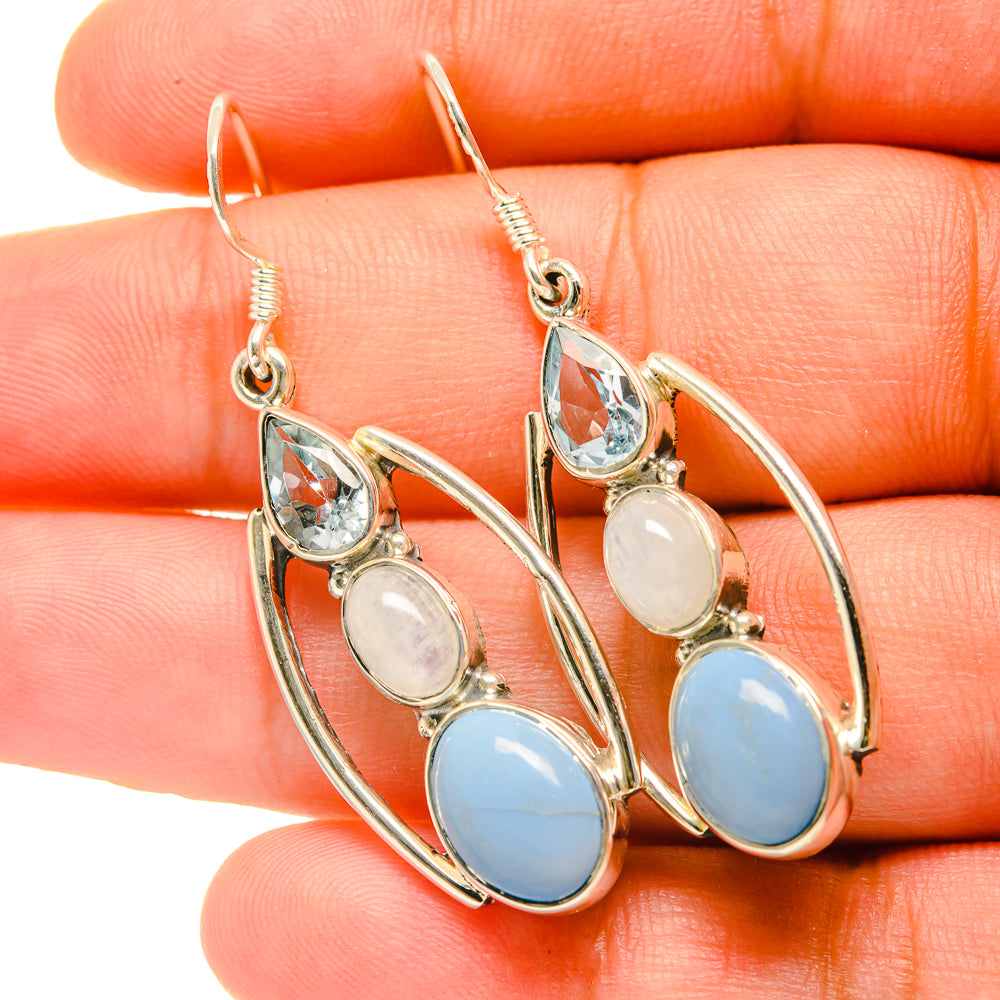 Owyhee Opal Earrings handcrafted by Ana Silver Co - EARR419038