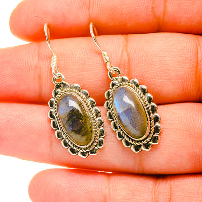 Labradorite Earrings handcrafted by Ana Silver Co - EARR419051