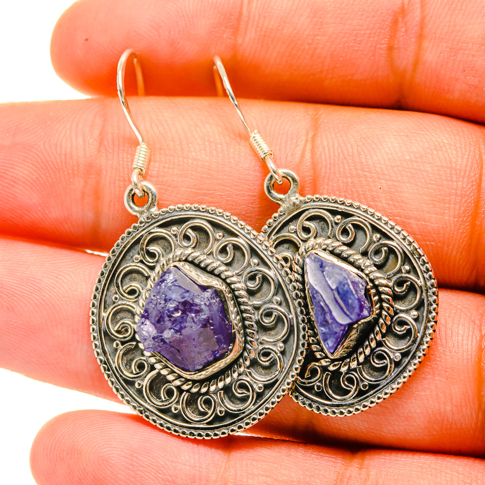 Tanzanite Earrings handcrafted by Ana Silver Co - EARR419065