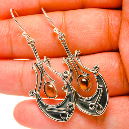 Carnelian Earrings handcrafted by Ana Silver Co - EARR419072