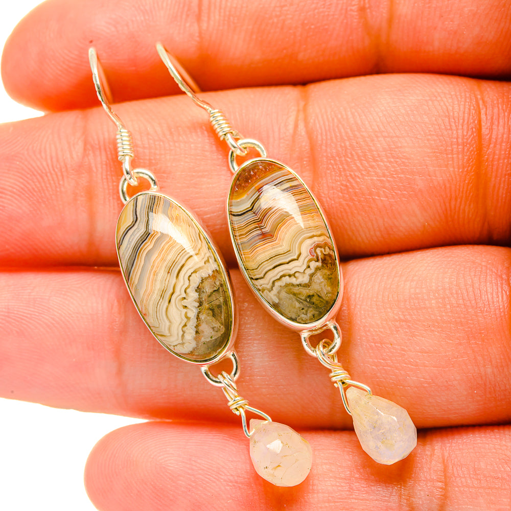 Schalenblende Earrings handcrafted by Ana Silver Co - EARR419081