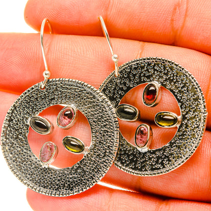 Tourmaline Earrings handcrafted by Ana Silver Co - EARR419095