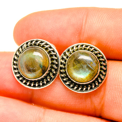 Labradorite Earrings handcrafted by Ana Silver Co - EARR419098
