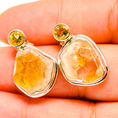 Citrine Earrings handcrafted by Ana Silver Co - EARR419104
