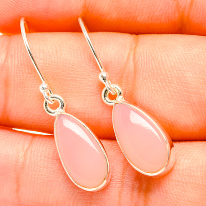 Pink Opal Earrings handcrafted by Ana Silver Co - EARR419116
