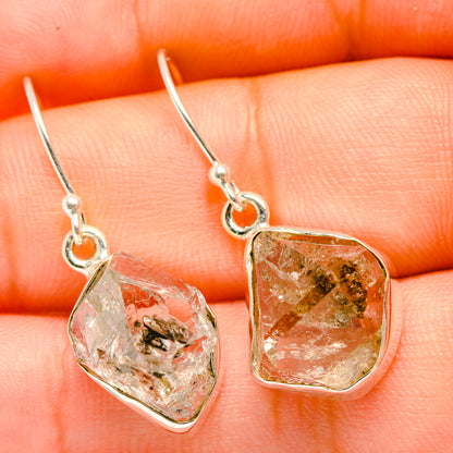Herkimer Diamond Earrings handcrafted by Ana Silver Co - EARR419118