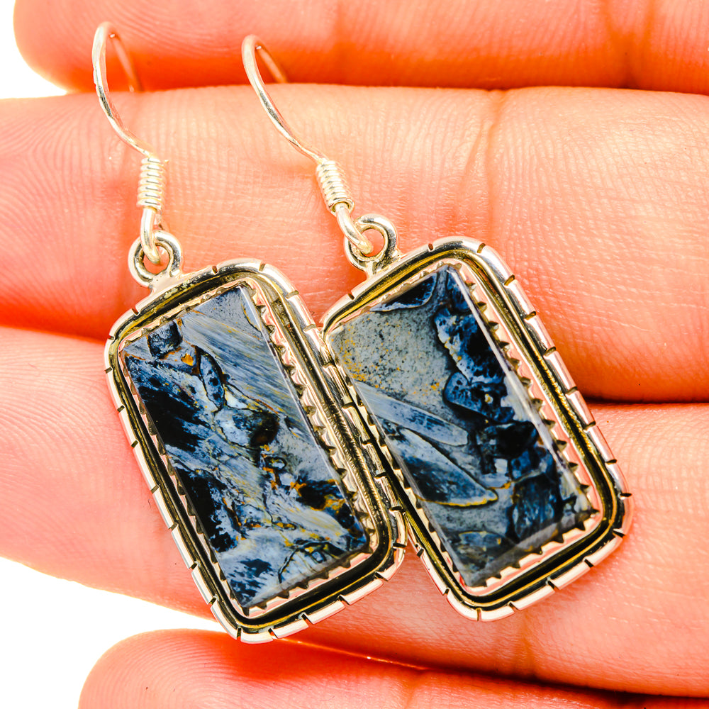 Pietersite Earrings handcrafted by Ana Silver Co - EARR419127