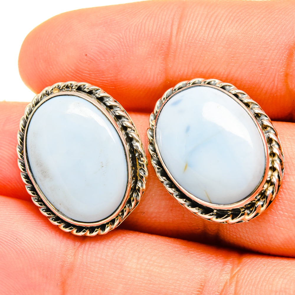 Owyhee Opal Earrings handcrafted by Ana Silver Co - EARR419129