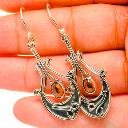 Carnelian Earrings handcrafted by Ana Silver Co - EARR419133