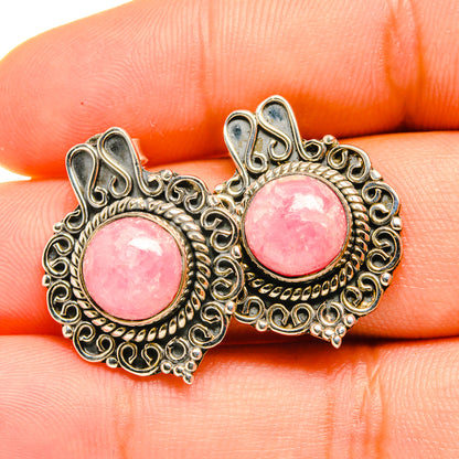 Rhodochrosite Earrings handcrafted by Ana Silver Co - EARR419134