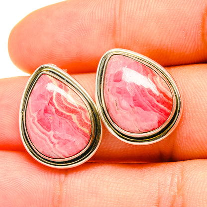 Rhodochrosite Earrings handcrafted by Ana Silver Co - EARR419143