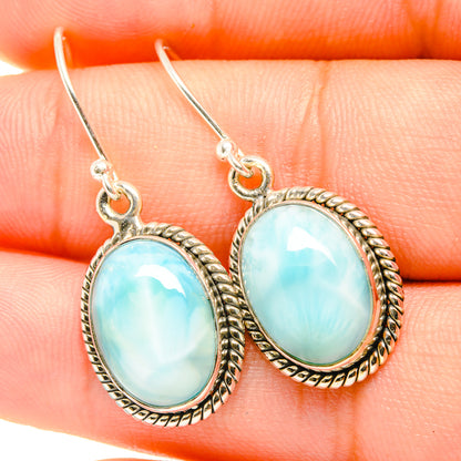 Larimar Earrings handcrafted by Ana Silver Co - EARR419150