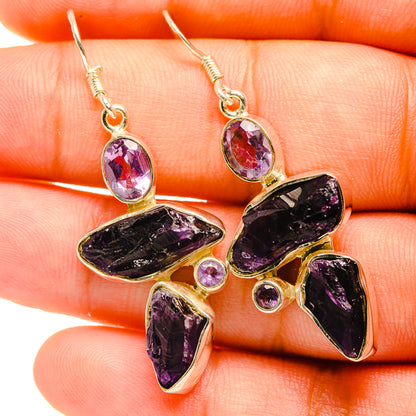 Amethyst Earrings handcrafted by Ana Silver Co - EARR419160