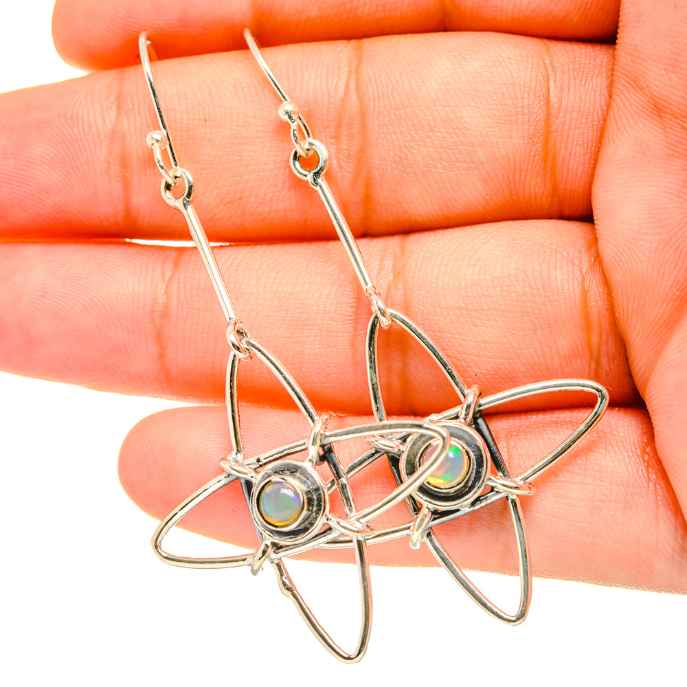 Ethiopian Opal Earrings handcrafted by Ana Silver Co - EARR419162