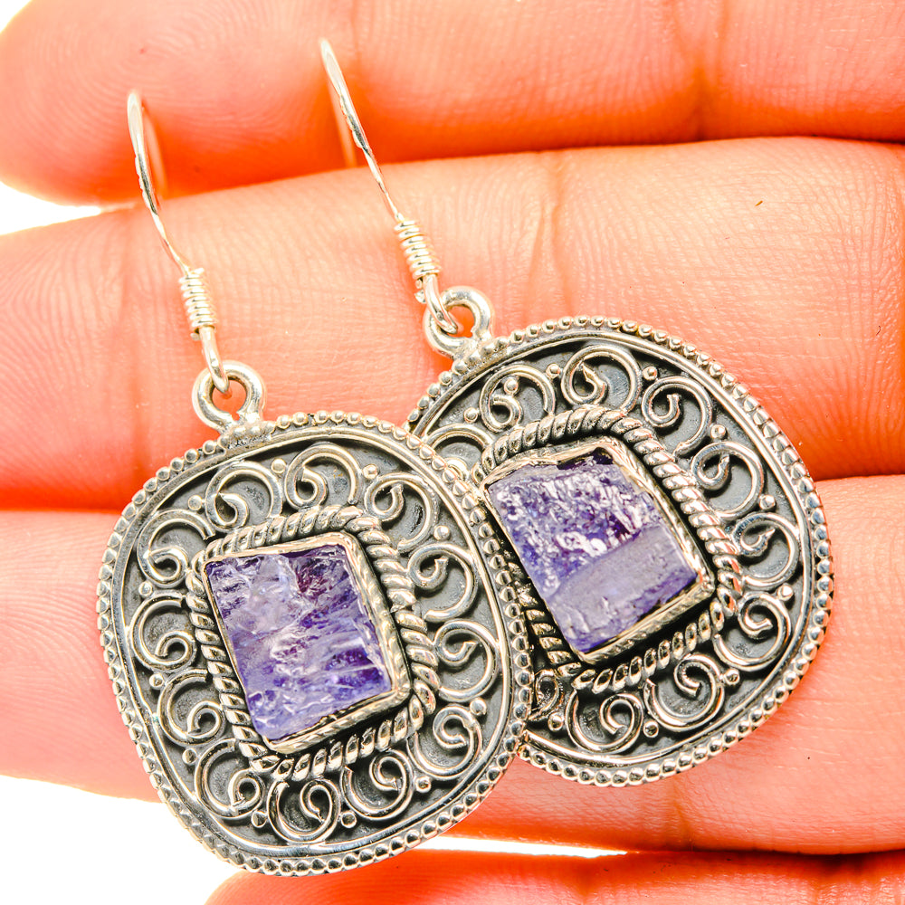 Tanzanite Earrings handcrafted by Ana Silver Co - EARR419167