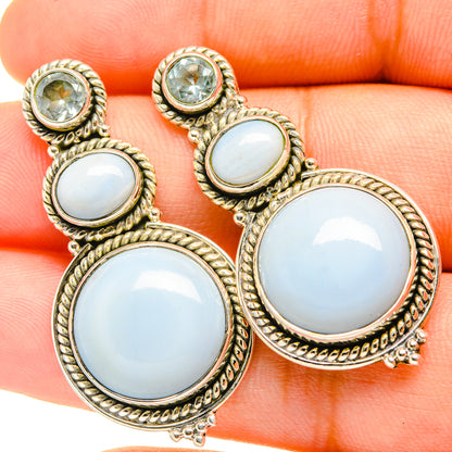 Owyhee Opal Earrings handcrafted by Ana Silver Co - EARR419168