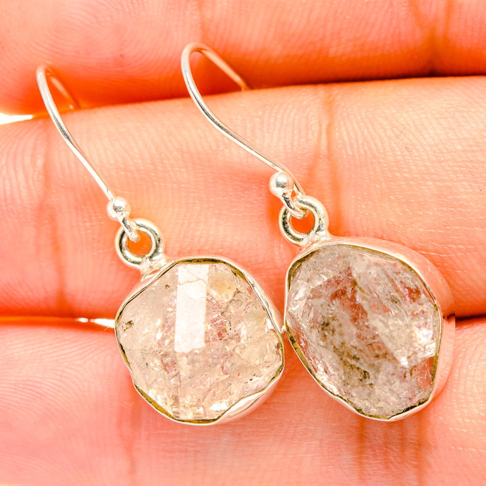 Herkimer Diamond Earrings handcrafted by Ana Silver Co - EARR419180