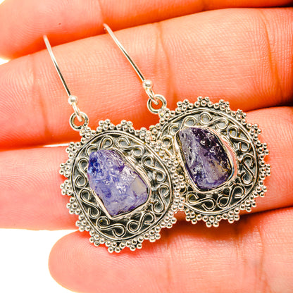 Tanzanite Earrings handcrafted by Ana Silver Co - EARR419186