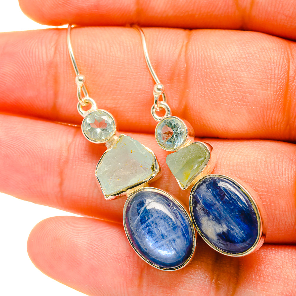 Kyanite Earrings handcrafted by Ana Silver Co - EARR419202