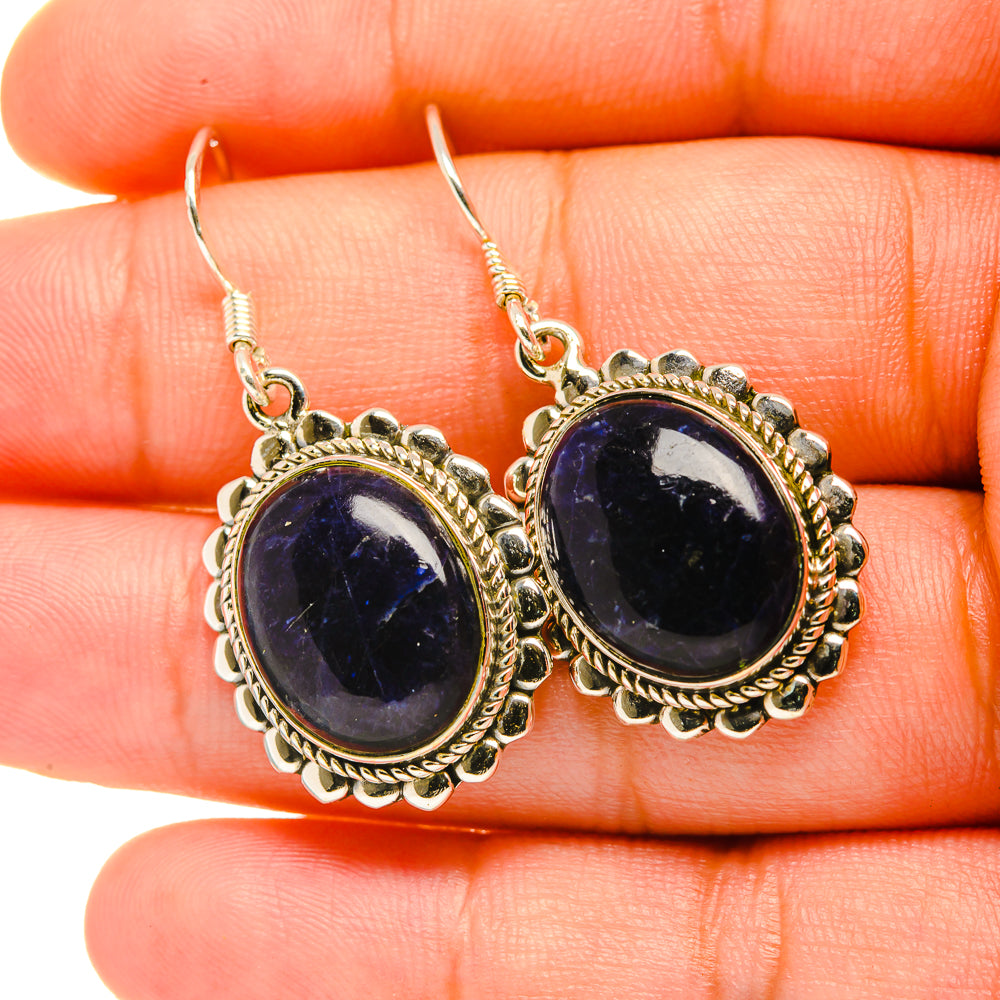 Sodalite Earrings handcrafted by Ana Silver Co - EARR419213