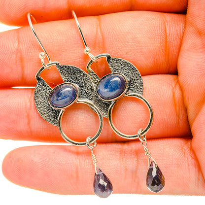 Kyanite Earrings handcrafted by Ana Silver Co - EARR419233