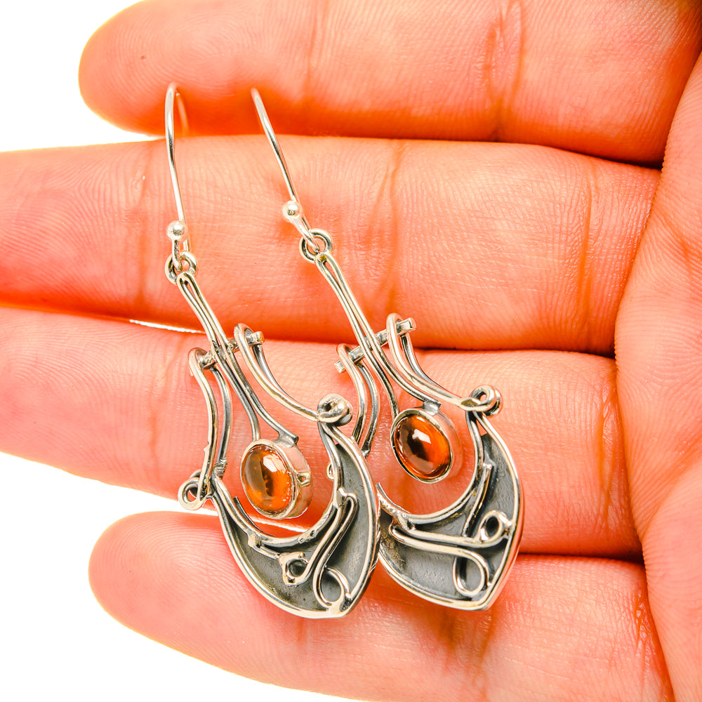 Baltic Amber Earrings handcrafted by Ana Silver Co - EARR419258