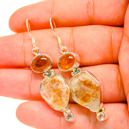 Citrine Earrings handcrafted by Ana Silver Co - EARR419259