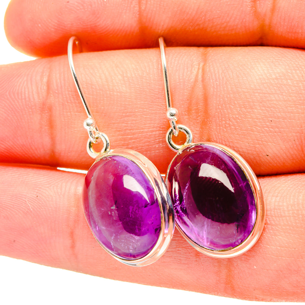 Amethyst Earrings handcrafted by Ana Silver Co - EARR419315