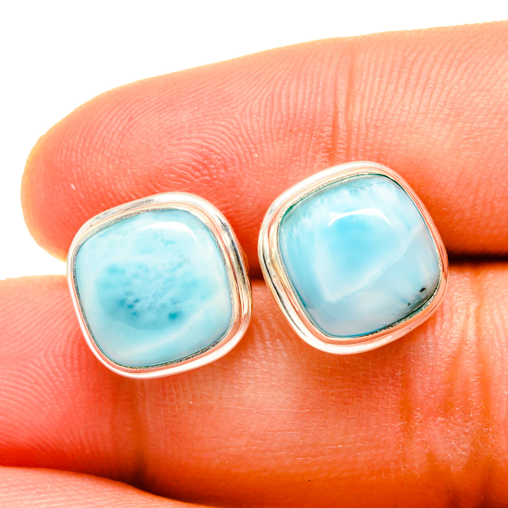 Larimar Earrings handcrafted by Ana Silver Co - EARR419320