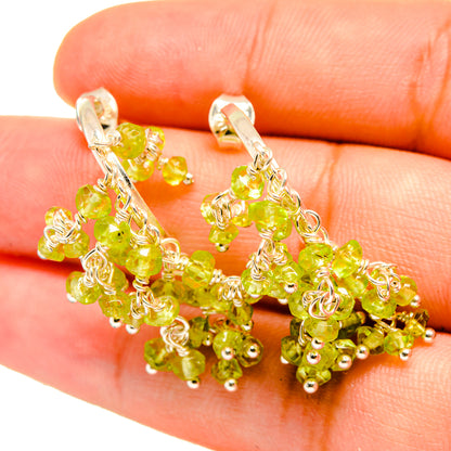 Peridot Earrings handcrafted by Ana Silver Co - EARR419323