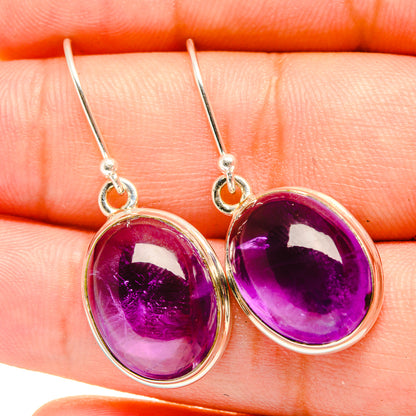 Amethyst Earrings handcrafted by Ana Silver Co - EARR419325