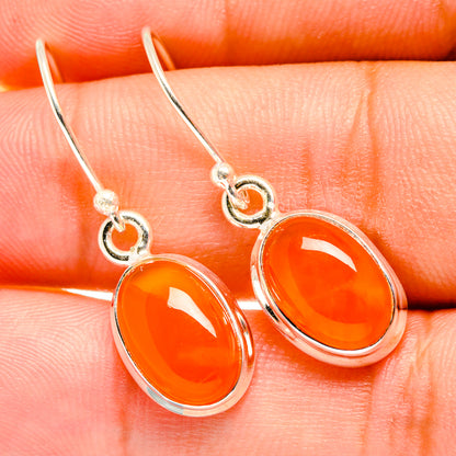 Carnelian Earrings handcrafted by Ana Silver Co - EARR419377