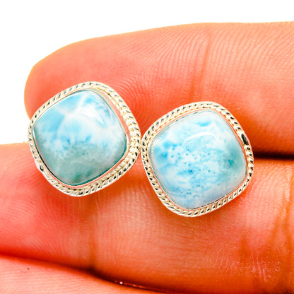 Larimar Earrings handcrafted by Ana Silver Co - EARR419379