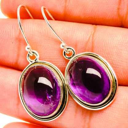 Amethyst Earrings handcrafted by Ana Silver Co - EARR419385