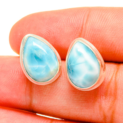 Larimar Earrings handcrafted by Ana Silver Co - EARR419392