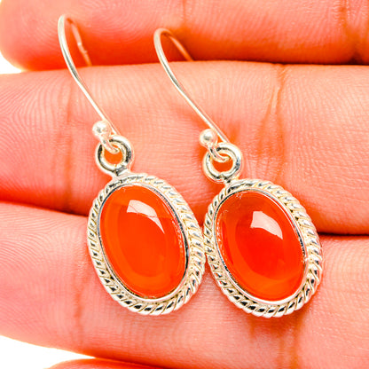 Carnelian Earrings handcrafted by Ana Silver Co - EARR419397