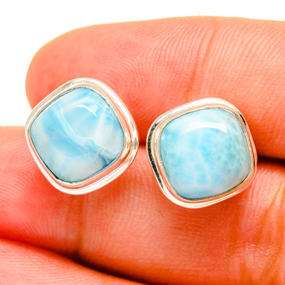 Larimar Earrings handcrafted by Ana Silver Co - EARR419405